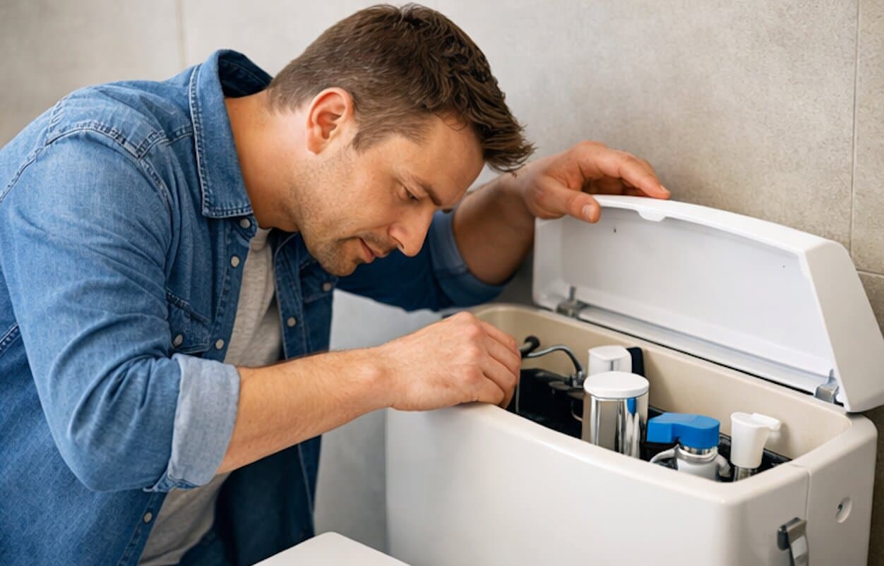 Spülkasten undicht? WC läuft nach – Reparatur-Anleitung