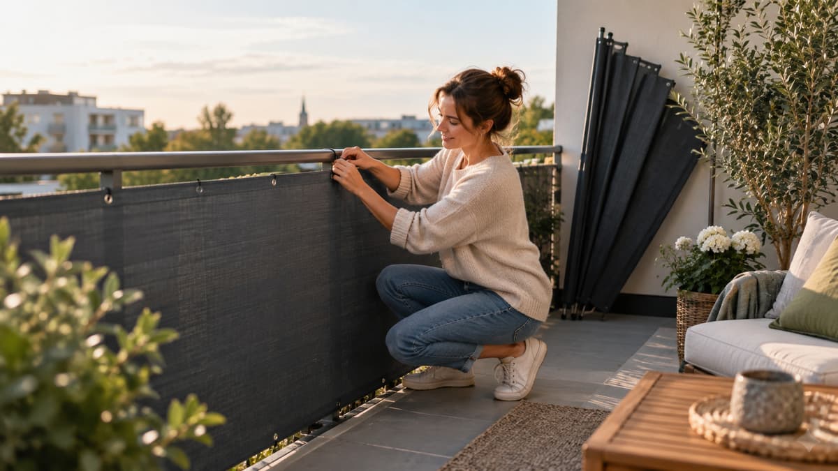 Privatsphäre auf dem Balkon