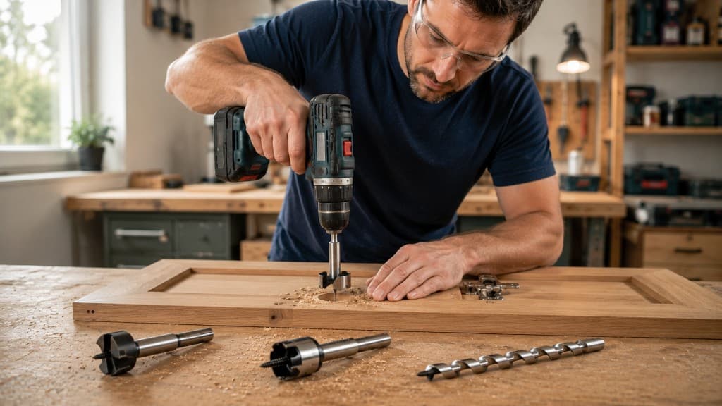 Holz bohren: Forstner, Scharnier und Schlangenbohrer