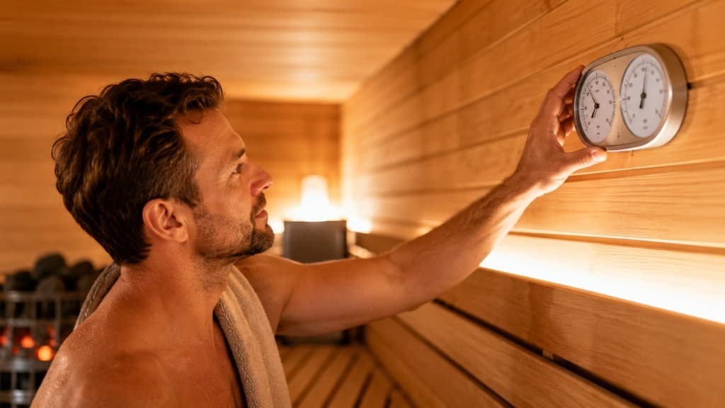 Sauna-Thermometer und Hygrometer richtig lesen
