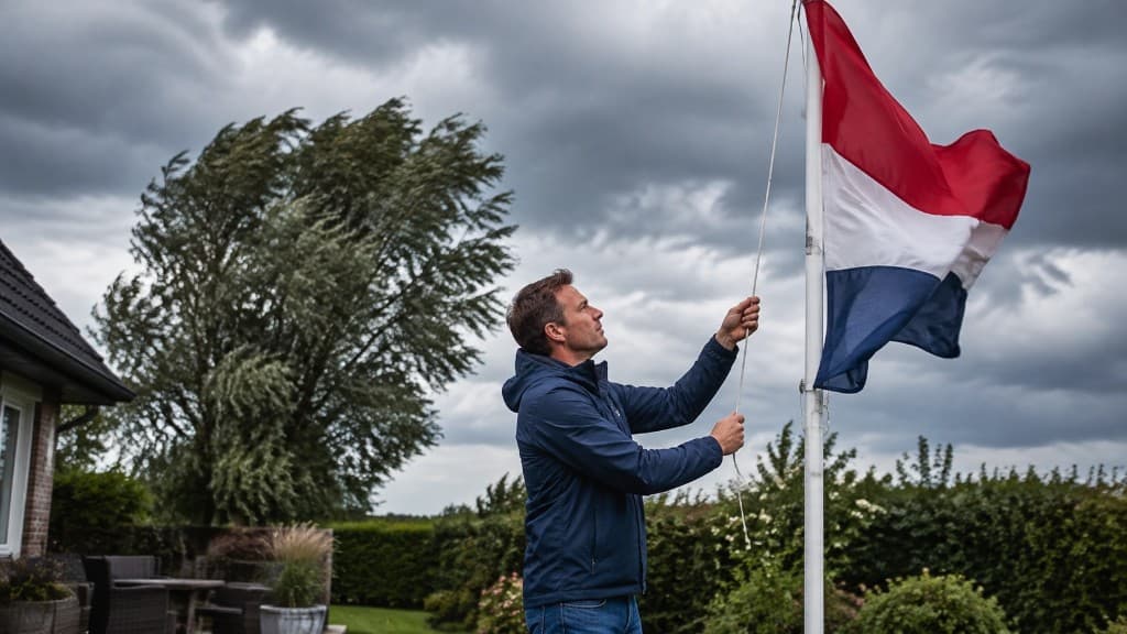 Fahne einholen bei Sturm: Windlast und Verschleiß