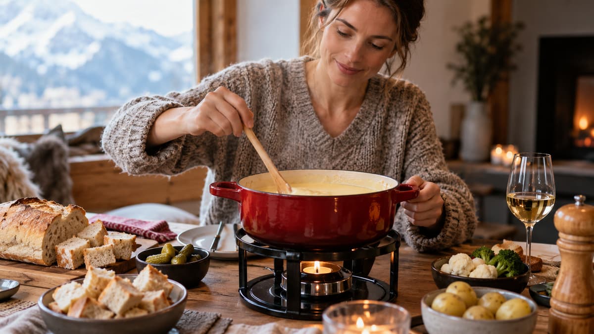 Käsefondue zubereiten: Hitze, Bindung und Caquelon