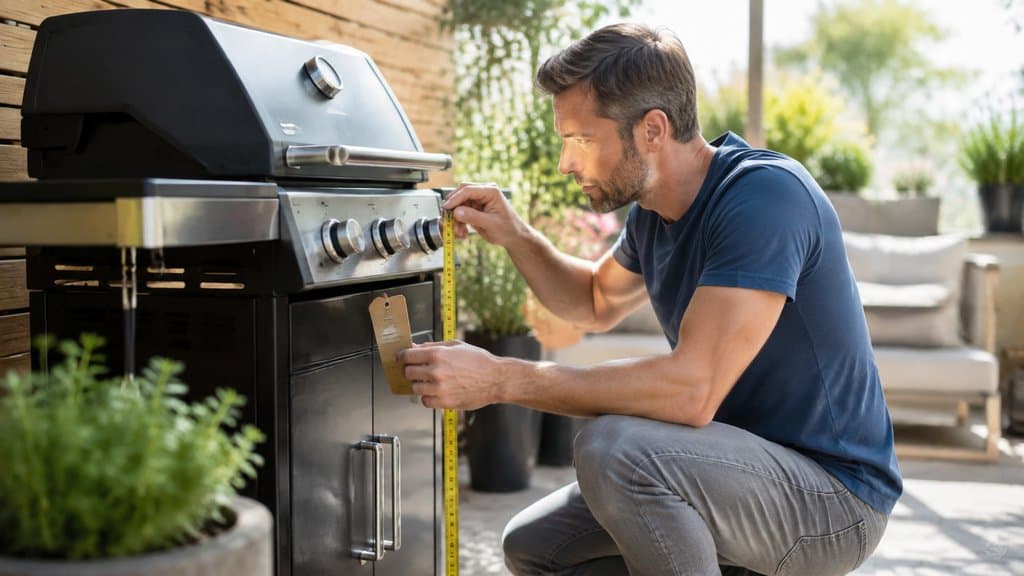 Gasgrillwagen auf einer Terrasse, Preisstaffel von Kompaktgerät bis Mittelklasse im Blick