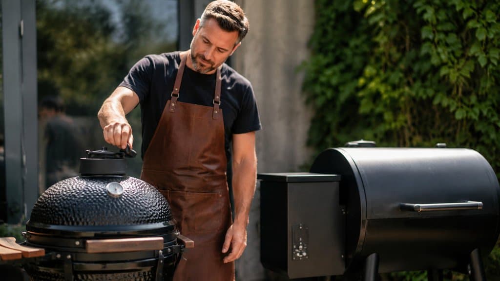 Kamado und Pellet
