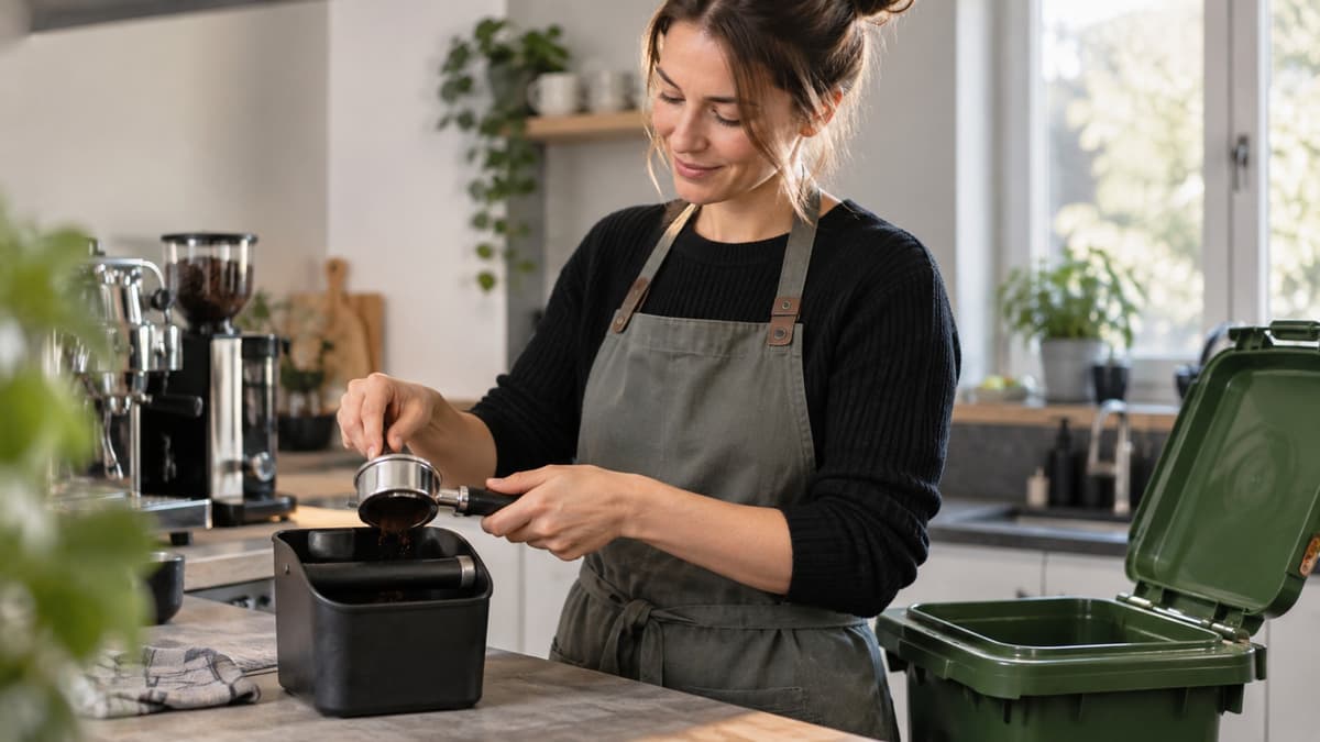 Kaffeesatz entsorgen