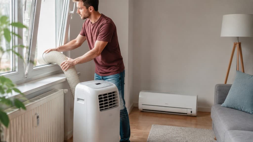 Mobile Klimaanlage oder Split: Abluft, Montage