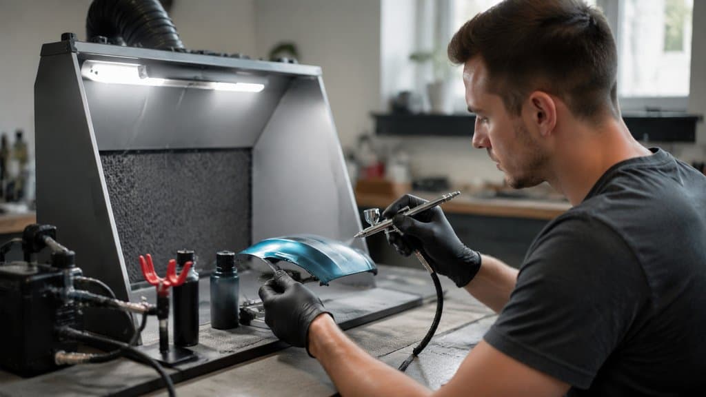Airbrush Grundlagen: Set und Absaugung