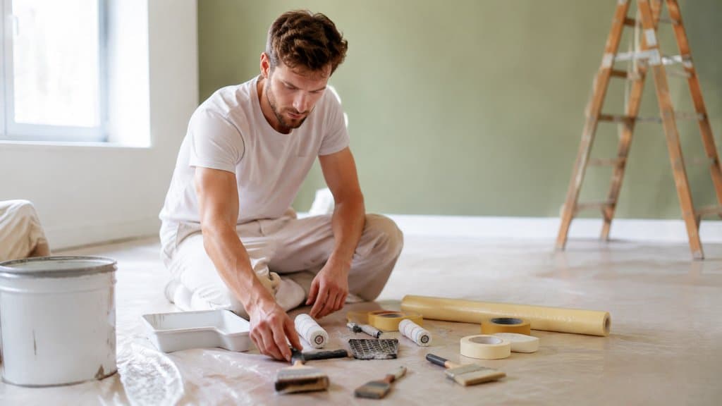 Kosten Malerbedarf für ein Zimmer