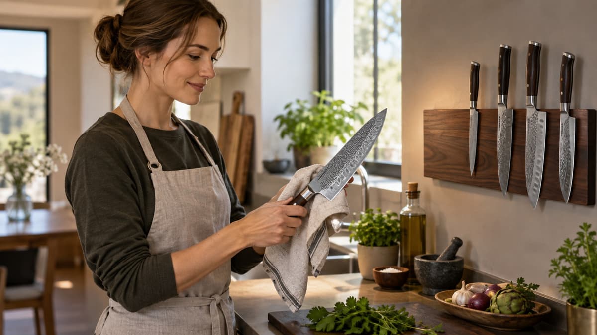 Damastmesser-Sets verstehen: Lagen, Pflege, Erwartung