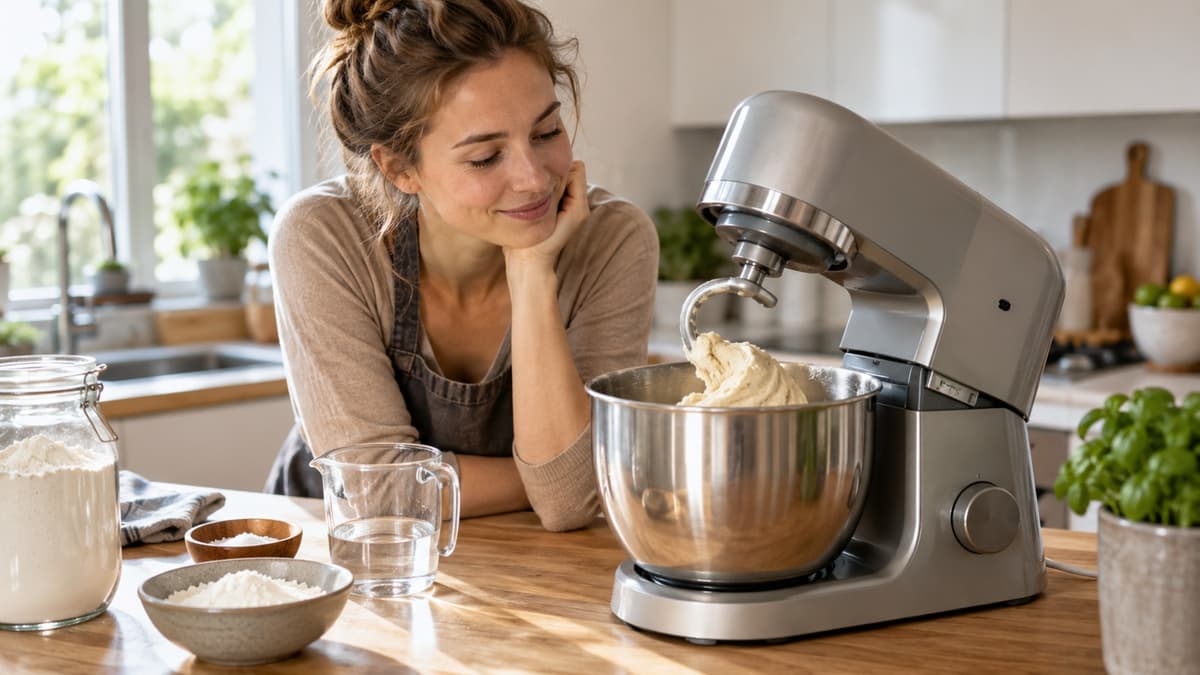 Brotteig in der Küchenmaschine