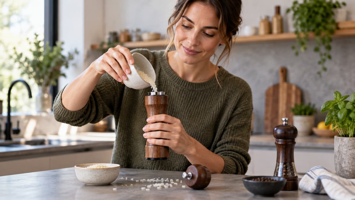 Salz- und Pfeffermühle richtig pflegen