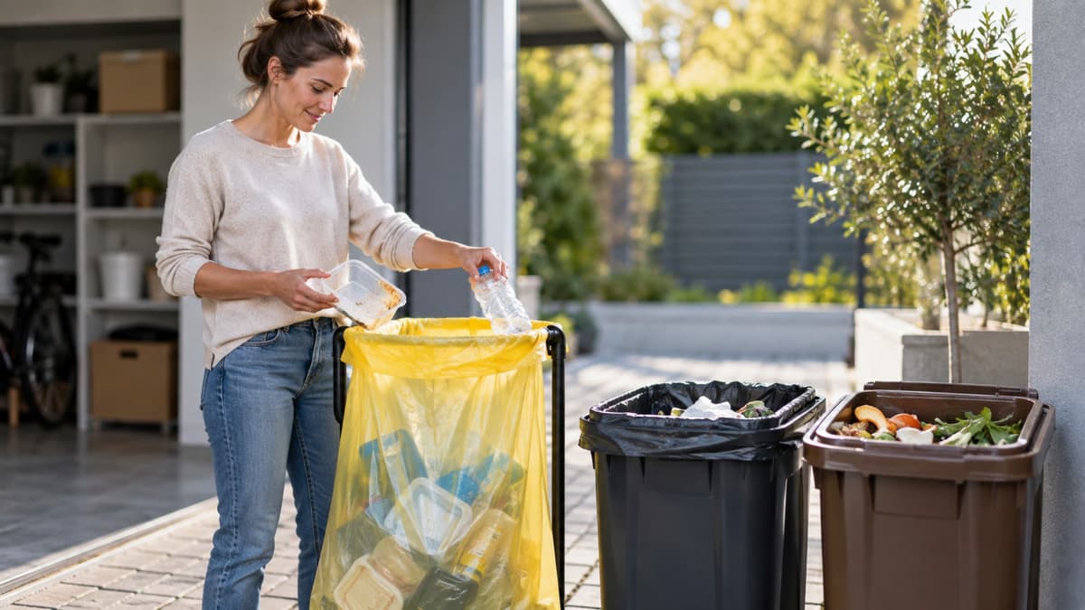 Gelber Sack und gelbe Tonne: Was gehört hinein?