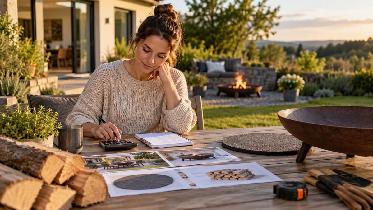 Outdoor-Feuerstellen: Kosten und Budget