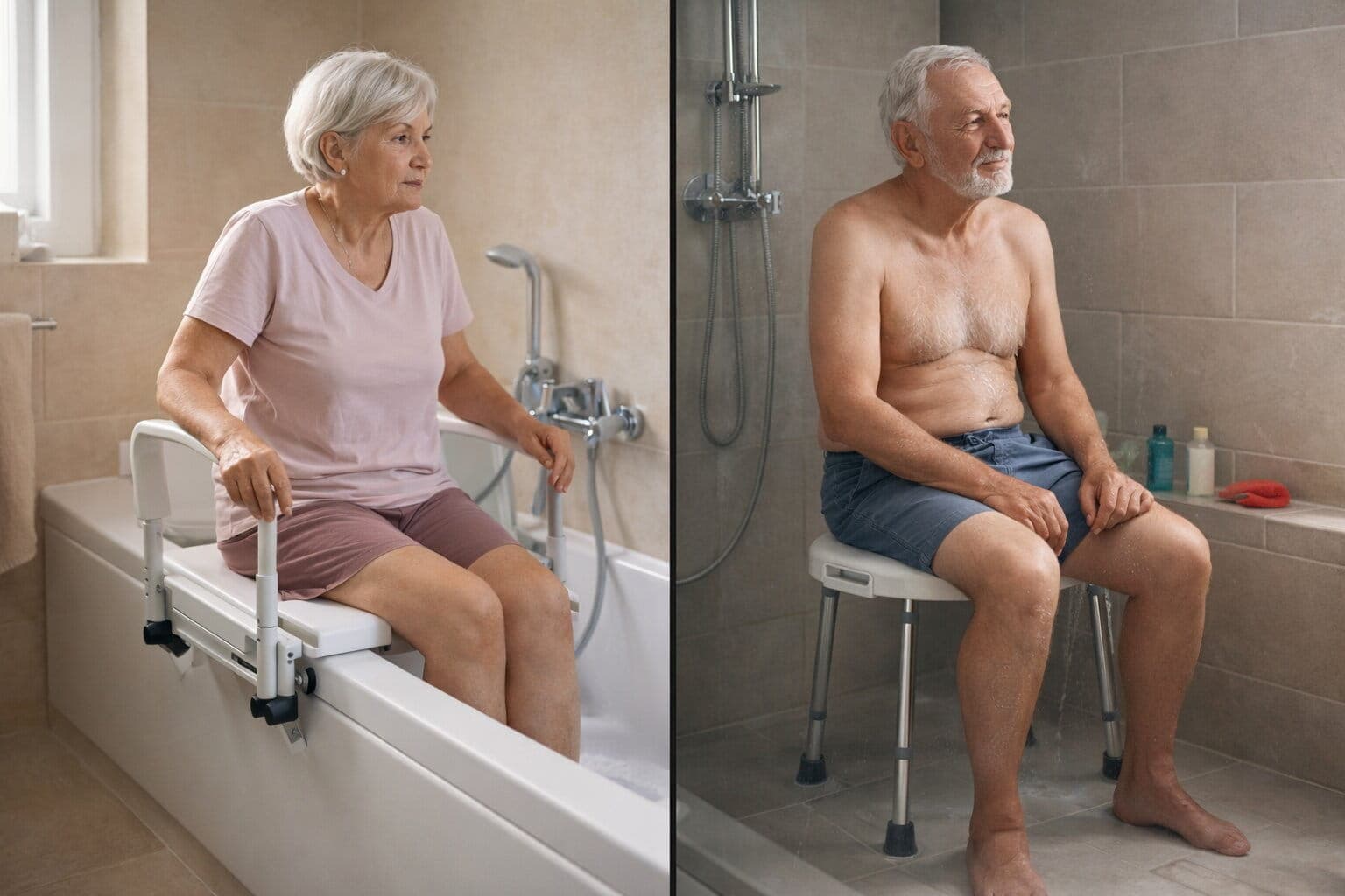 Badewannensitz vs. Duschhocker – Was ist besser?