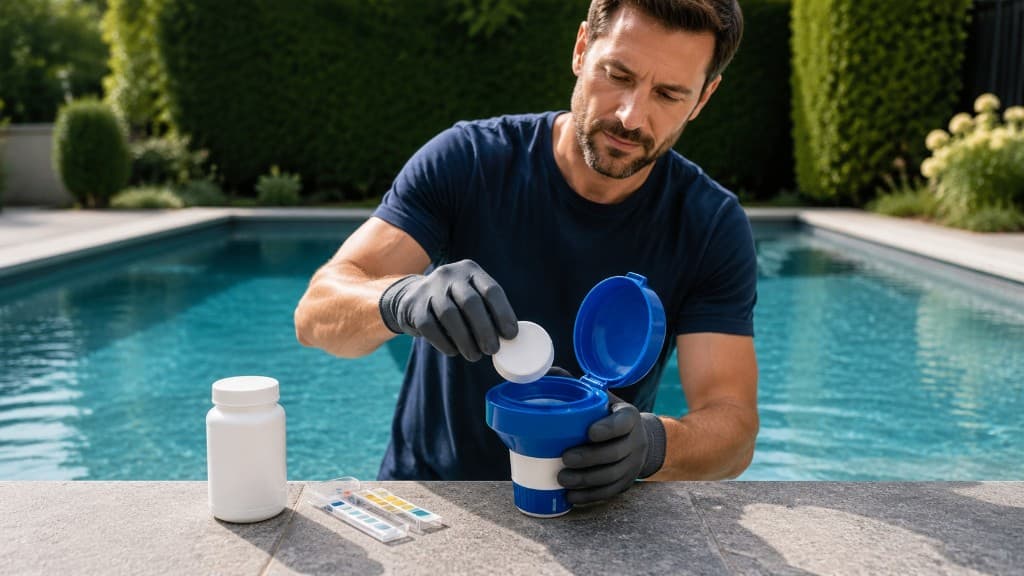Chlortabletten dosieren: pH zuerst, dann die Tablette