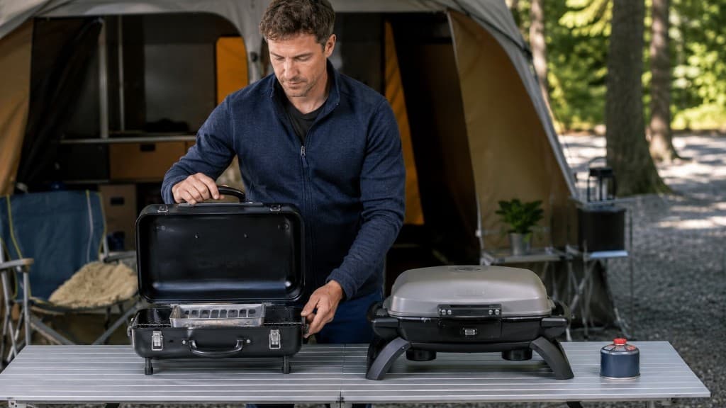 Koffergrill vs. Camping-Gasgrill: Tempo oder Rauch