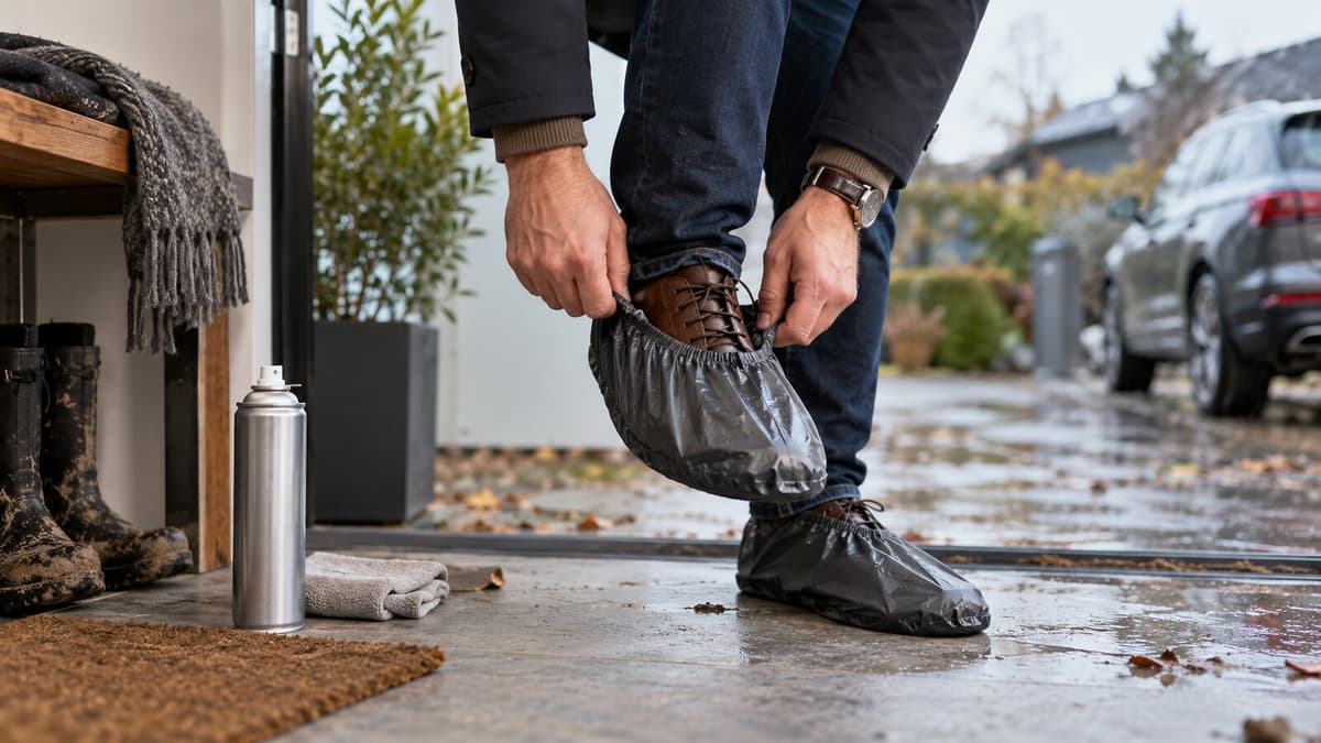 Schuhe bei Nässe und Schmutz richtig schützen