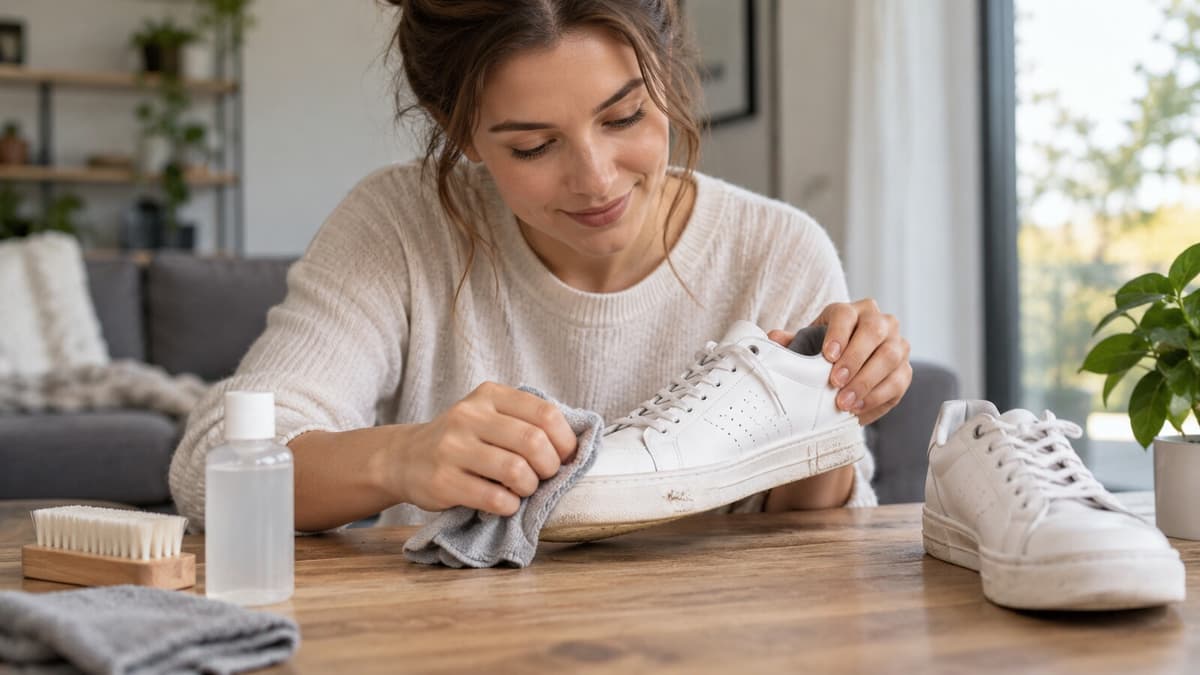 Weiße Schuhe richtig pflegen