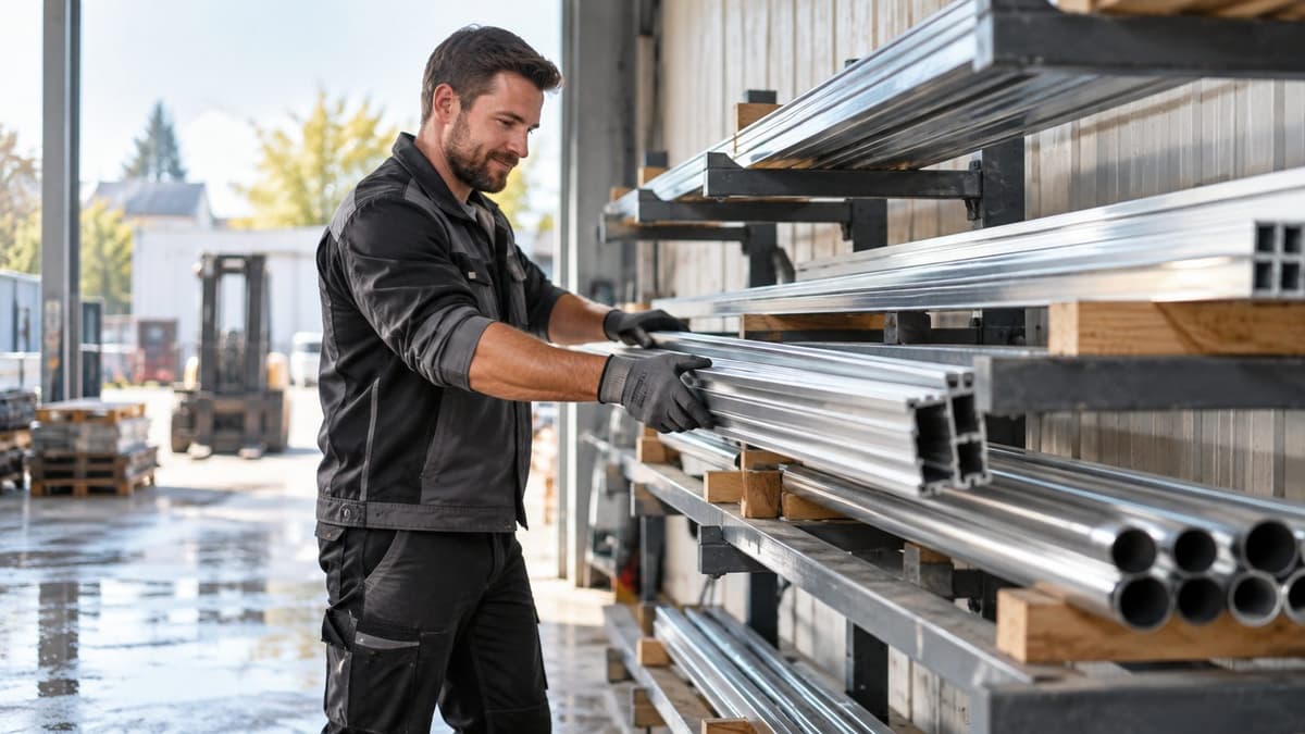 Metallrohre lagern: Profile vor Verzug und Korrosion schützen