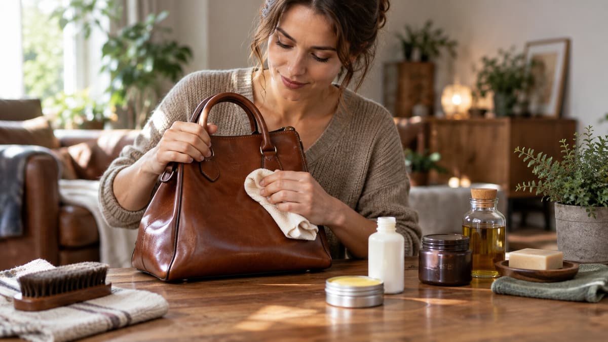 Leder pflegen: Balsam, Fett, Öl, Milch und Seife