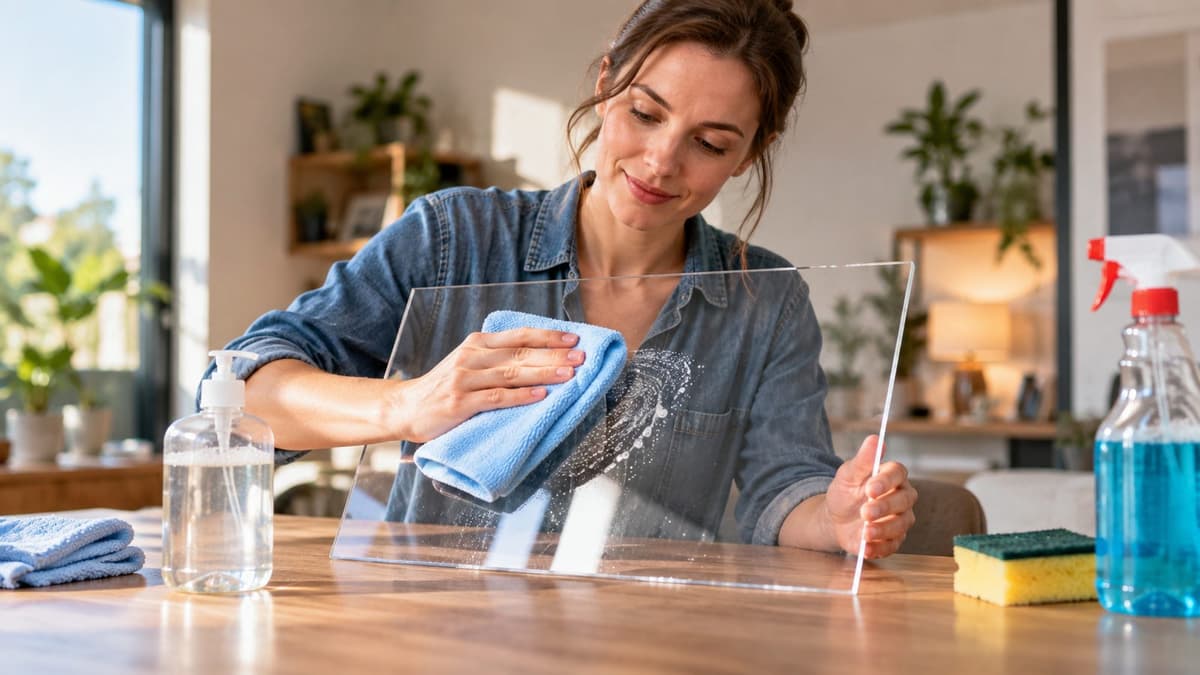 Acrylglas reinigen: klar halten und Kratzer vermeiden