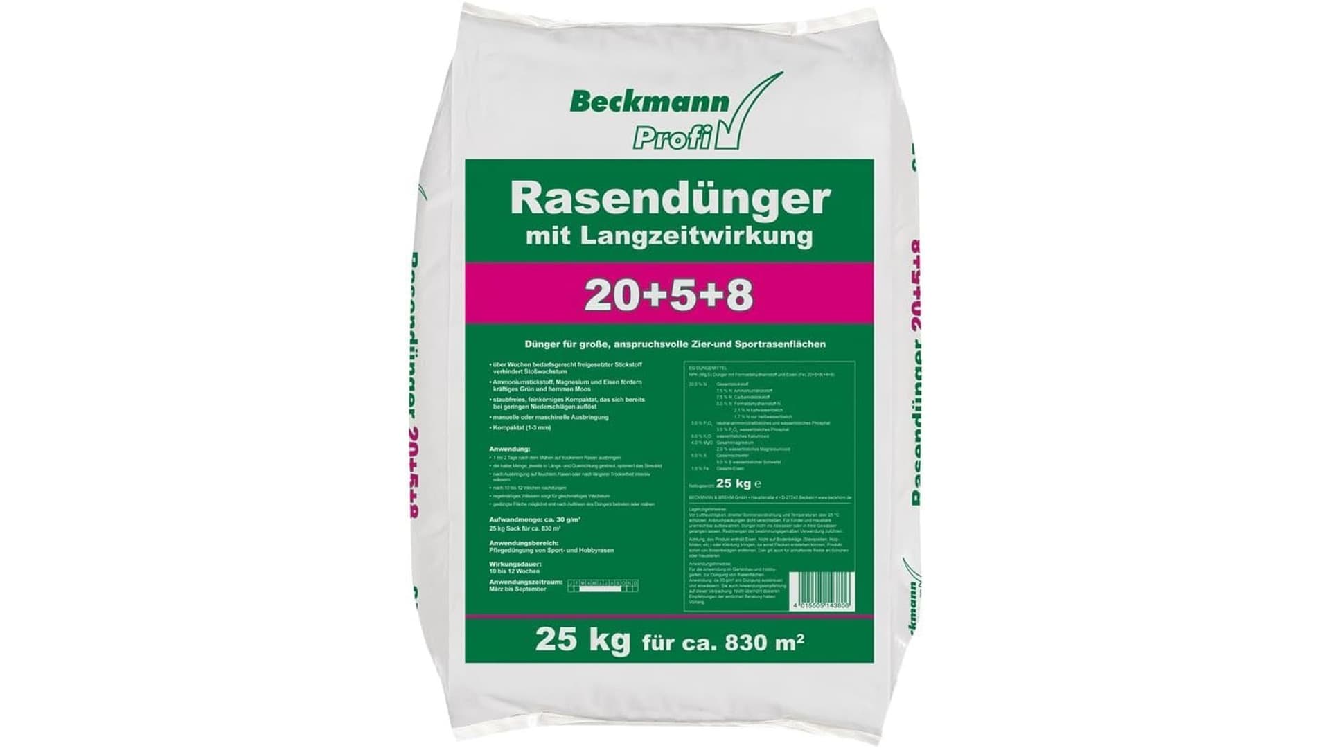 Was ist Beckmann Rasendünger?