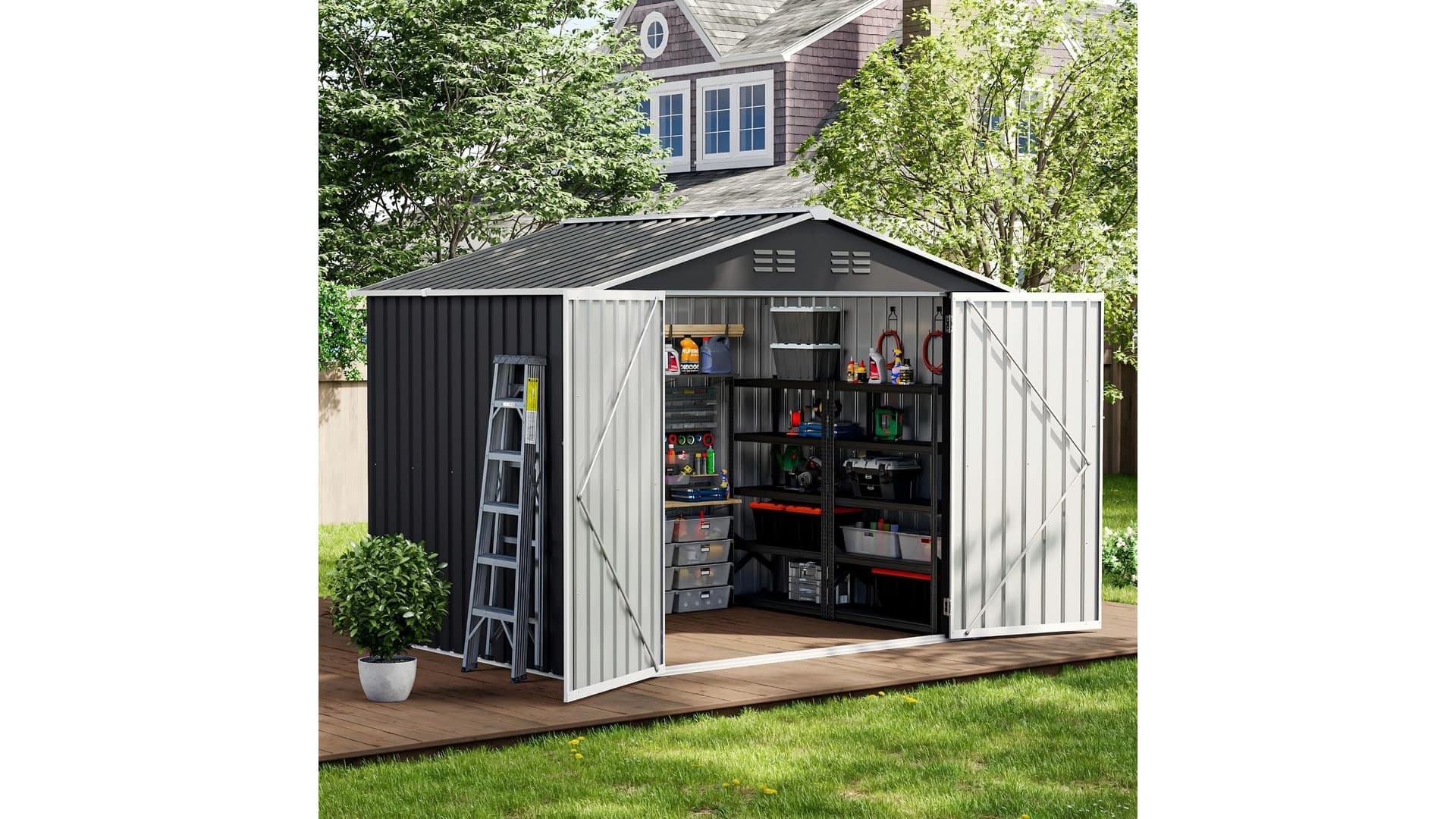 Was ist ein Gartenhaus aus Metall?