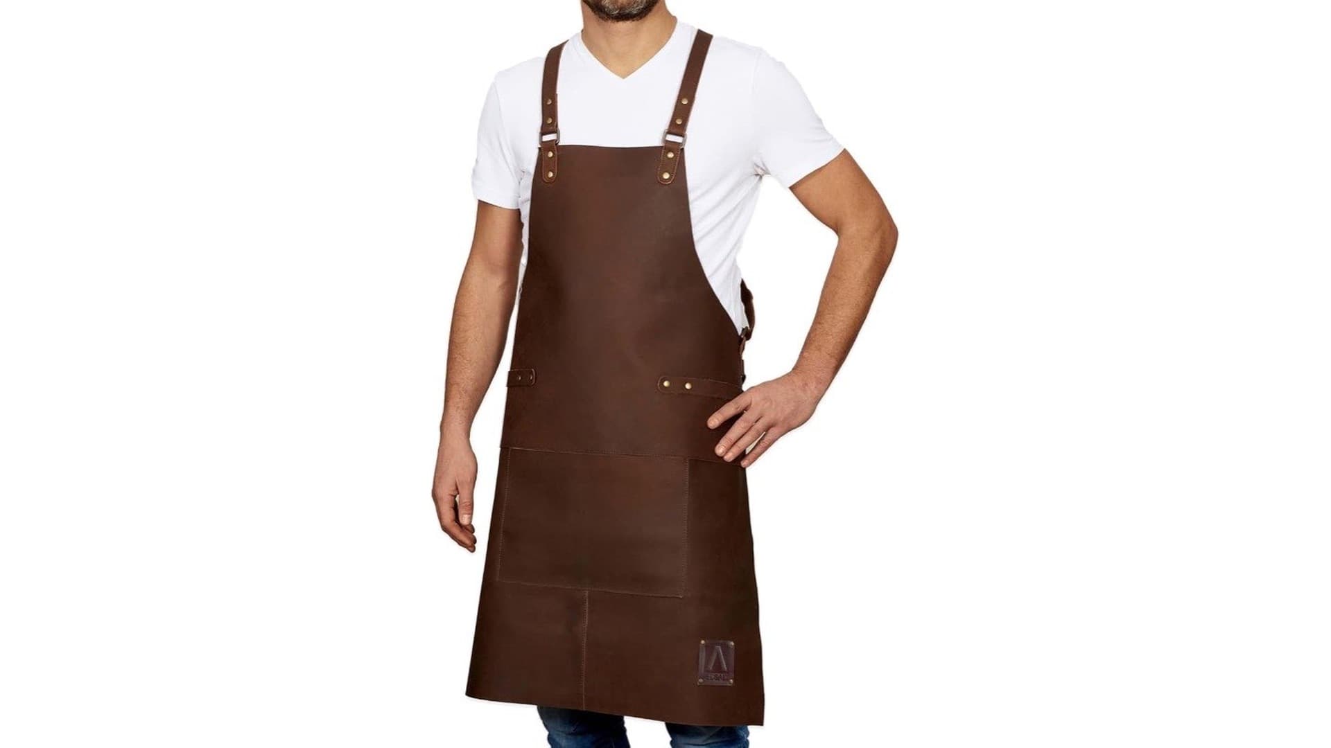 Was ist eine Grillschürze aus Leder?
