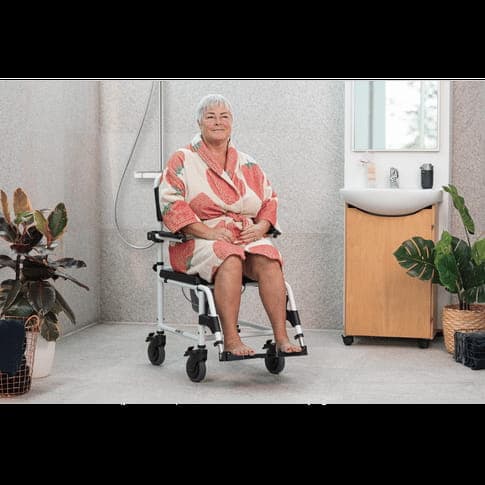 Was ist ein fahrbarer Toilettenstuhl?