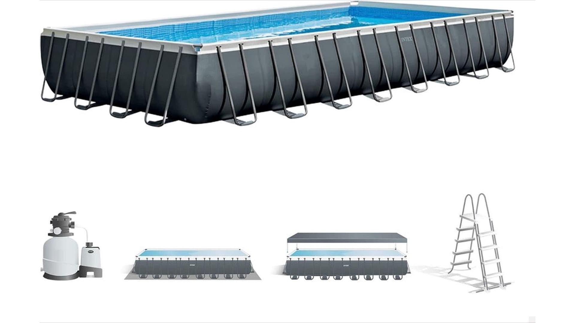 Was ist ein rechteckiger Aufstellpool?