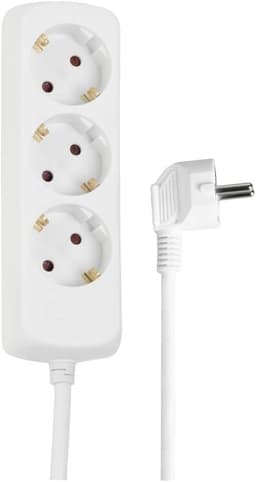 Hama Hama Steckdosenleiste 3-Fach ohne Schalter, 1,4 m, GS