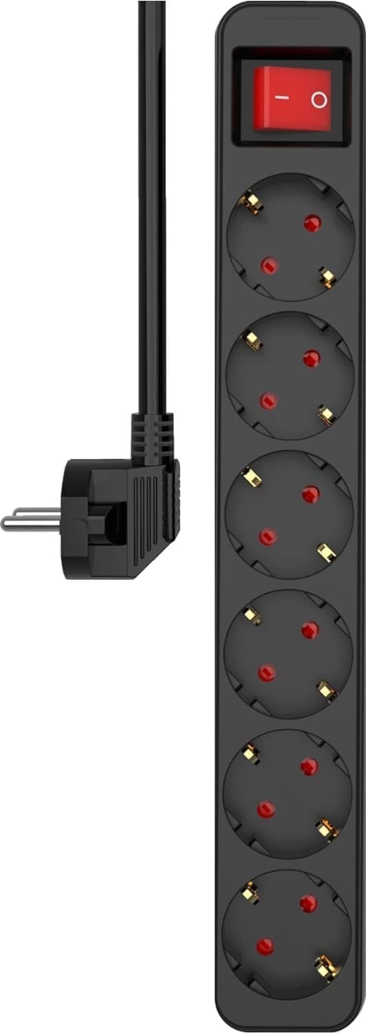 ELRO ES106 6-Fach 1,5 m schwarz