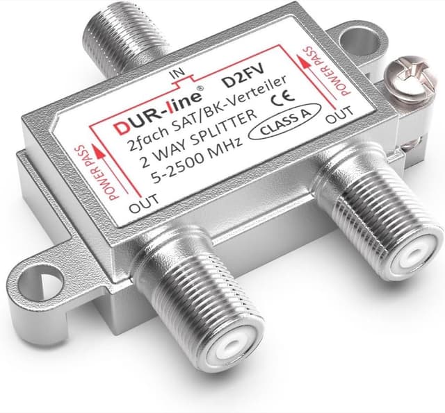 DUR-line SAT- und BK-Verteiler 2-Fach