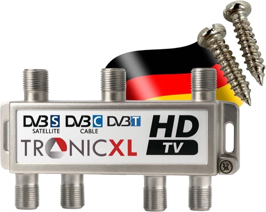 TronicXL Digitaler 6-fach DVB-T/C-Verteiler