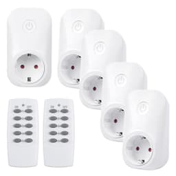 HBN HBN Funksteckdosen-Set 5+2, 3680 W, Innen