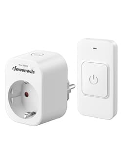 DEWENWILS DEWENWILS Funksteckdose 1+1, Magnet-Fernbedienung