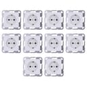 Gira 418803 10er-Pack weiß