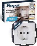 Kopp Paris Schuko 1-fach Arktis-Weiß