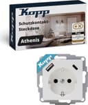 Kopp Athenis Schuko mit USB-A und USB-C
