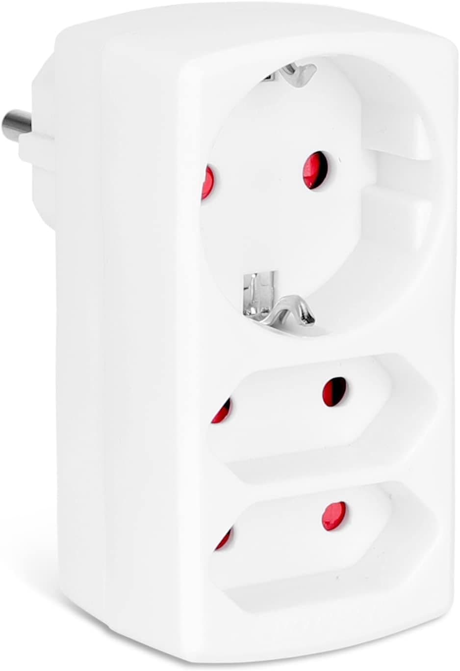 Aigostar 3-fach (2× Euro + 1× Schuko)