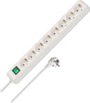 Brennenstuhl Eco-Line 8-Fach weiß 3 m