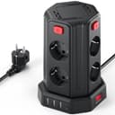 KEMELO Steckdosenturm 8-Fach mit USB