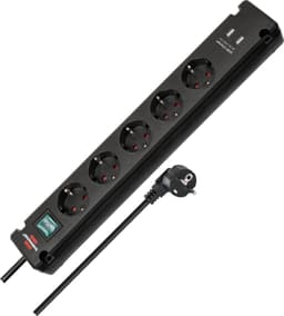 Brennenstuhl Brennenstuhl Bremounta 5-Fach mit 2×USB-A