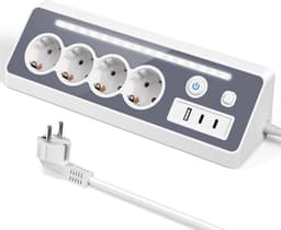 STARYAR STARYAR 4-Fach Eckleiste mit USB-A / 2×USB-C
