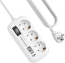 ROOTOMA 3-Fach mit 2×USB-A / 2×USB-C