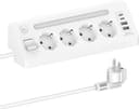 HANYEAL 4-Fach mit 2×USB-A / 2×USB-C