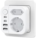 OUFUYU Wandadapter 6-in-1