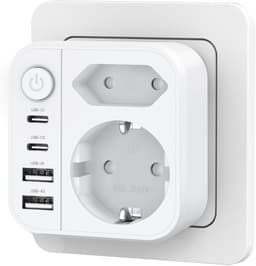 OUFUYU OUFUYU Wandadapter 6-in-1