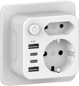 Aipsdo Aipsdo Doppelstecker Hybrid 4× USB