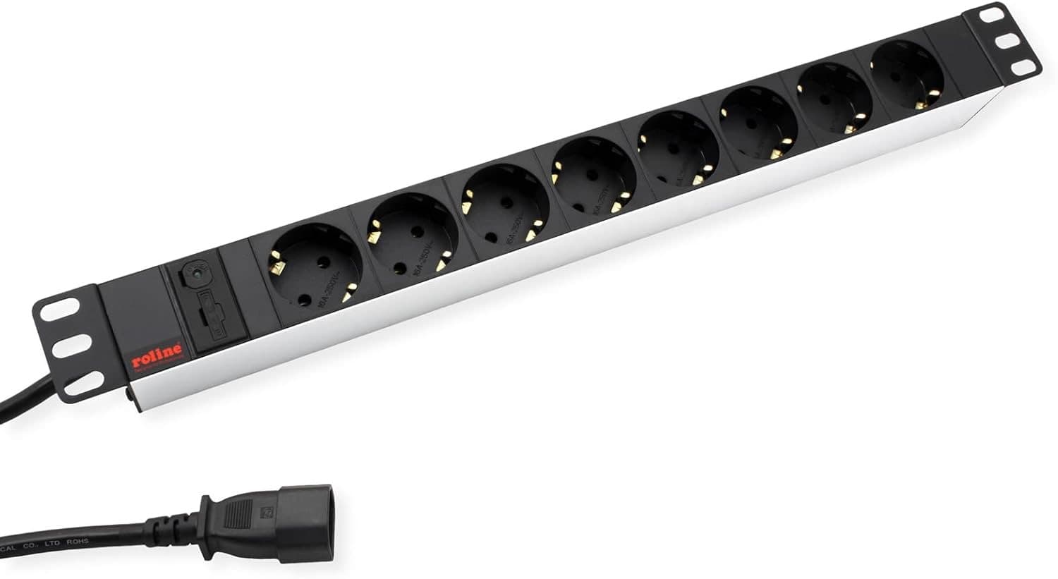 ROLINE 19" 8fach C14 Alu